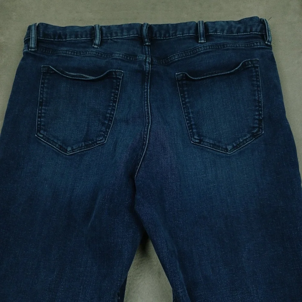 Banana Republic‎ Jeans Men 38x32 Blue Denim Slim Fit Straight Pockets Casual